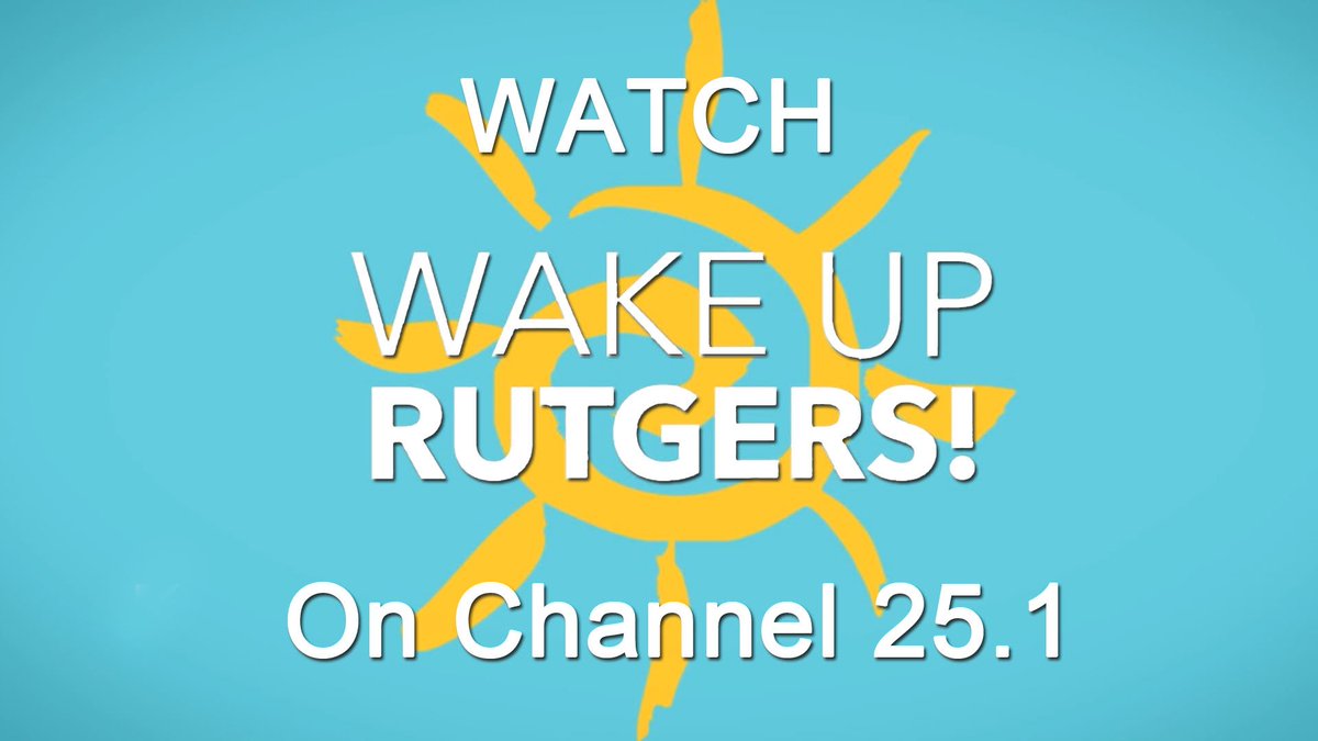 RoseMarques411's tweet photo. My best tip for success at RU is to watch @WakeUpRutgers Mon. &amp; Thurs. mornings! Tune in for Rutgers news, events &amp; weather #DCIM353a #TXC16 https://t.co/77m0aihORI