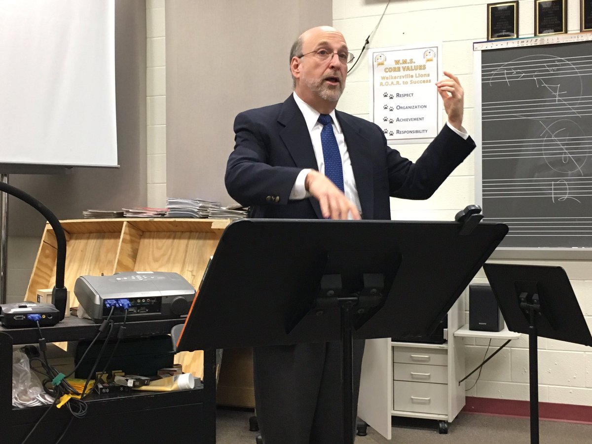 FCPSband's tweet photo. Thanks you again to @alfredmusic for providing Dr. Boonshaft for PD #edcampfcps @FCPSMaryland #wearevpa https://t.co/HM0KbZEpx6