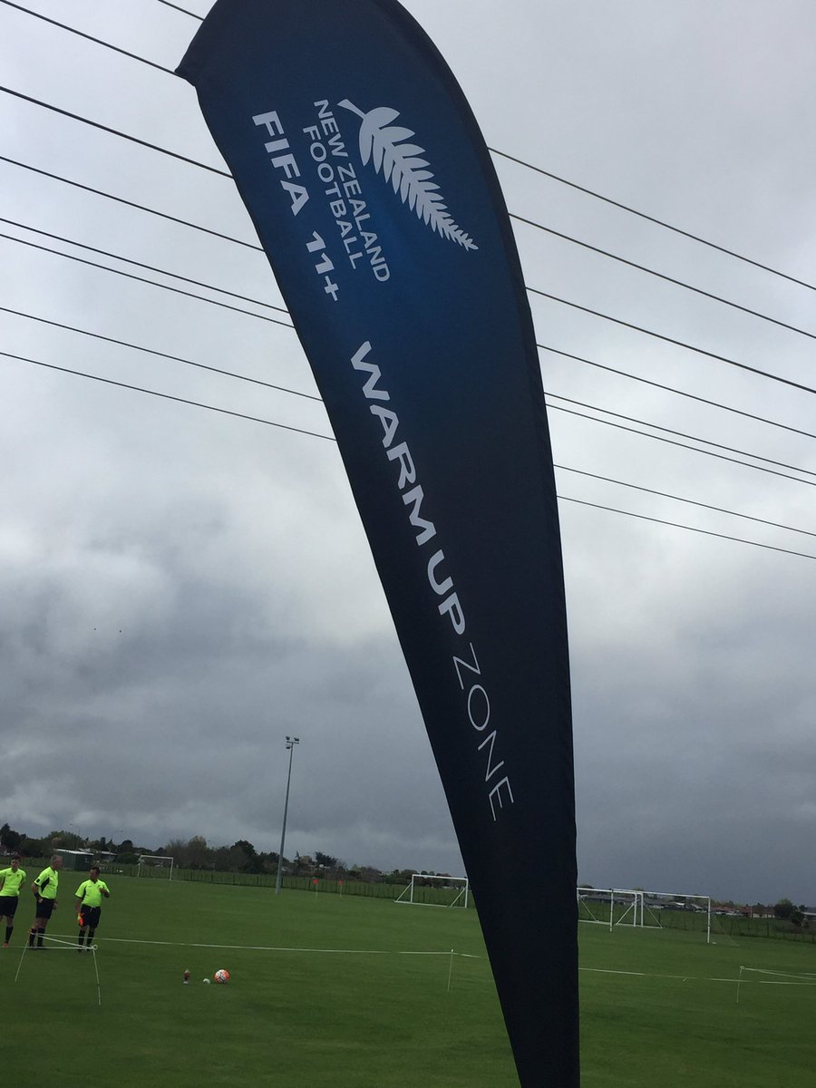 dmully7's tweet photo. Day 1 at #NapierU19 taking @FHMAFC &amp; East Coast Bays through the FIFA11+ #injuryprevention good luck to all the teams @NZ_Football #FIFA11+ https://t.co/QQNfawy447
