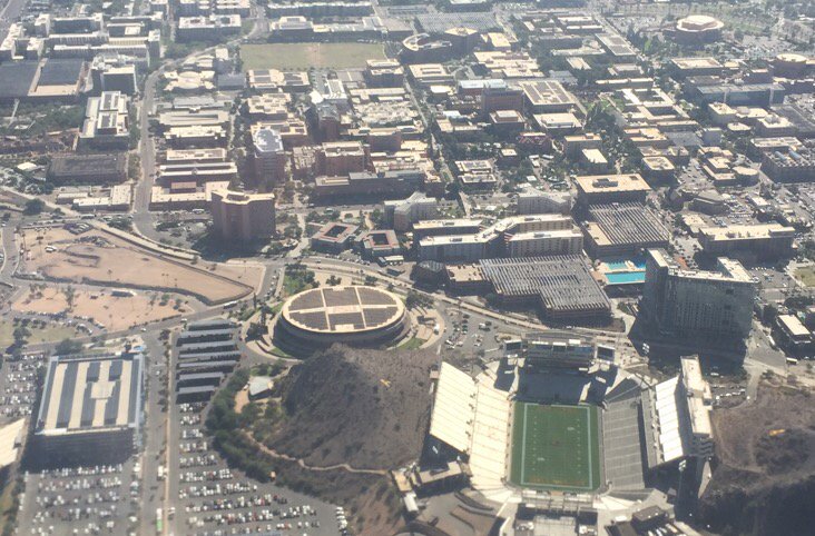 ImaStewardess's tweet photo. Great view of ASU!
#ArizonaState #ImaDevil https://t.co/RmlIL0ojjq