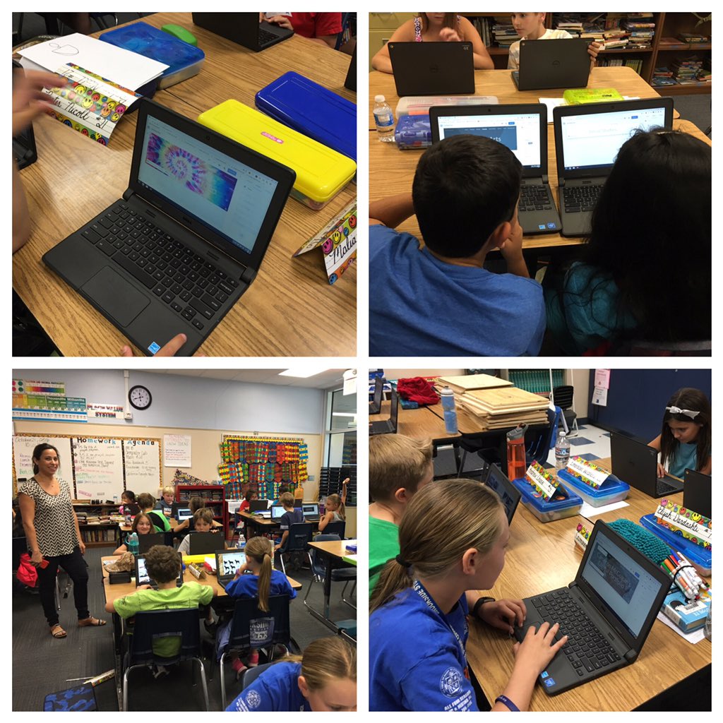 slandisteach's tweet photo. Creating our Digital Portfolios to share our fabulous work with THE TOSA extraordinaire @jkudlacekOPUSD @brookside_opusd #opshares https://t.co/aBI2zREWhw