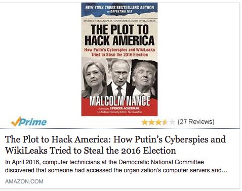 hackamericabook's tweet photo. A must read for the election. Timely &amp; Thrilling! Get your copy today: https://t.co/eY2wkeAlYo @MalcolmNance @skyhorsepub https://t.co/uOitCf1Qcs