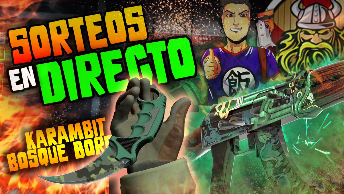 SORTEO en DIRECTO | Competis + Sorteo "Karambit | Bosque Boreal" + "AK-47 | Fire Serpent" 
RT para participar!!
youtu.be/BiDcPCBI3LQ?a  -