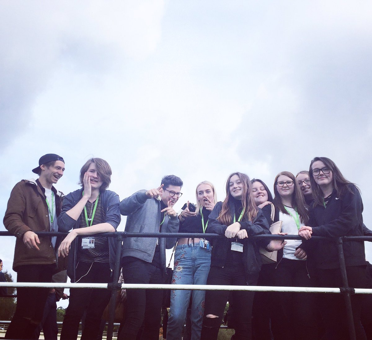 creativeBSDC's tweet image. Student's waiting for the reopening of the Ferry Bridge today after over a year of restoration work...