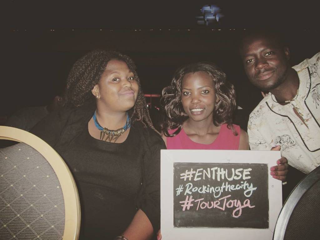 enthusemag's tweet photo. #TeamEnthuse Enthusing! 😊 #RockingTheCity Concert #Harare #TourToya @ToyaDelazy #TwitterFollow Us on IG https://t.co/R26OGnpxQq