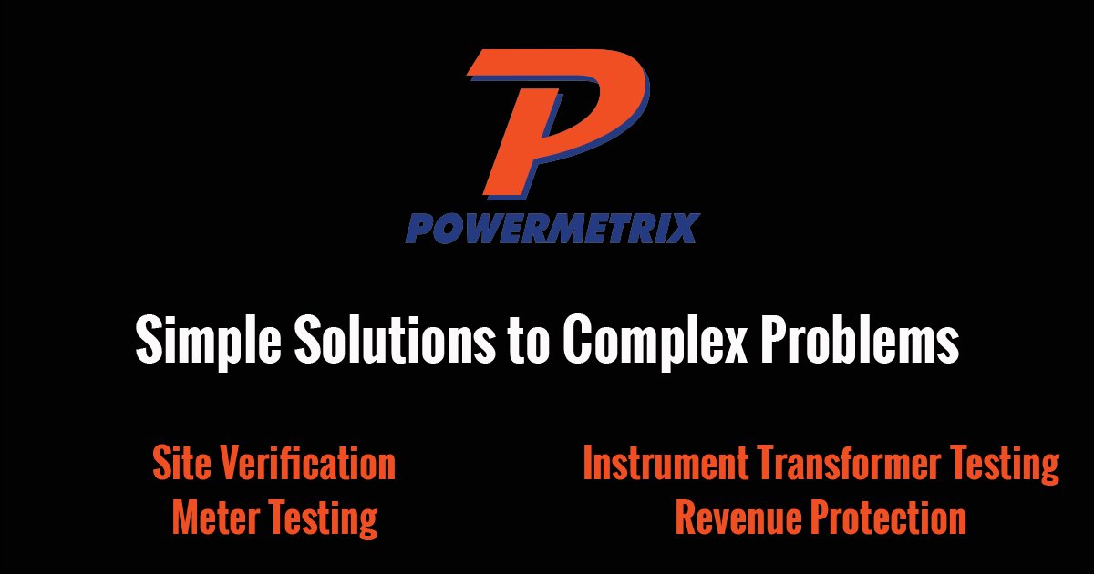 Powermetrix's tweet image. Free training for #MeterSiteTesting in the field.  buff.ly/2dShWvx