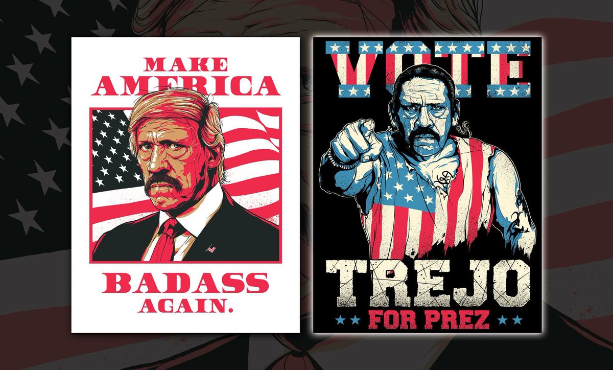 The next 40 orders of my Presidential T-shirt Campaign will receive a FREE poster! DannyTrejo.net/shop https://t.co/MZ6mOZzxqK