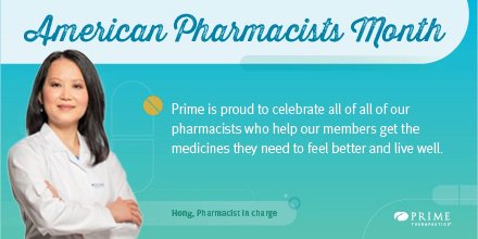 Prime Therapeutics On Twitter We Are So Proud Of Our Pharmacists