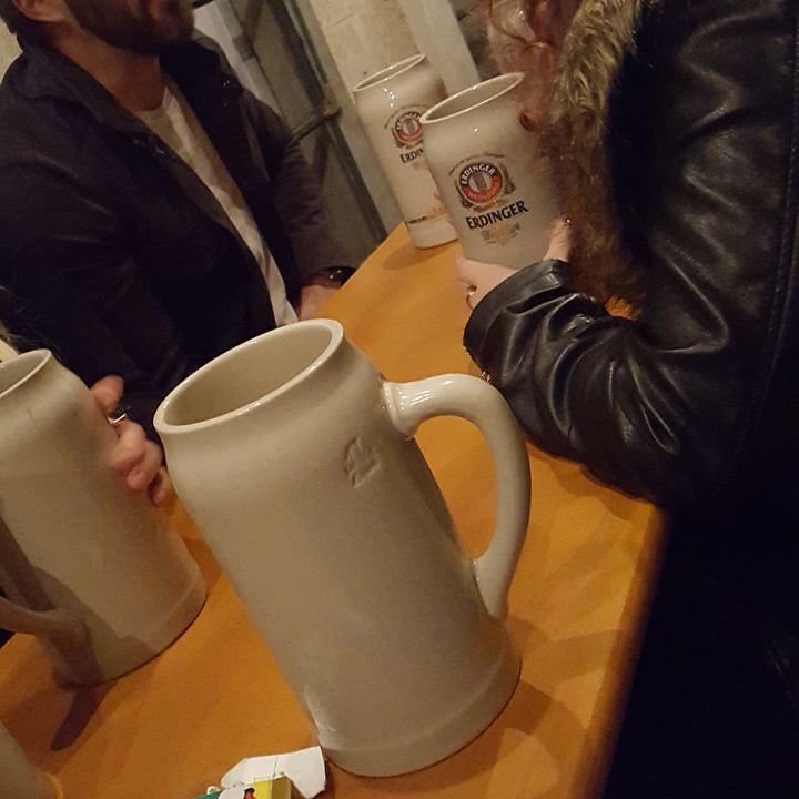 hoxtoberfest's tweet photo. Steins, sausages and everything else you want from a German shindig by the plenty. 
#Hoxtoberfest #hoxtondocks #Eas… https://t.co/AsiSVSw8W2