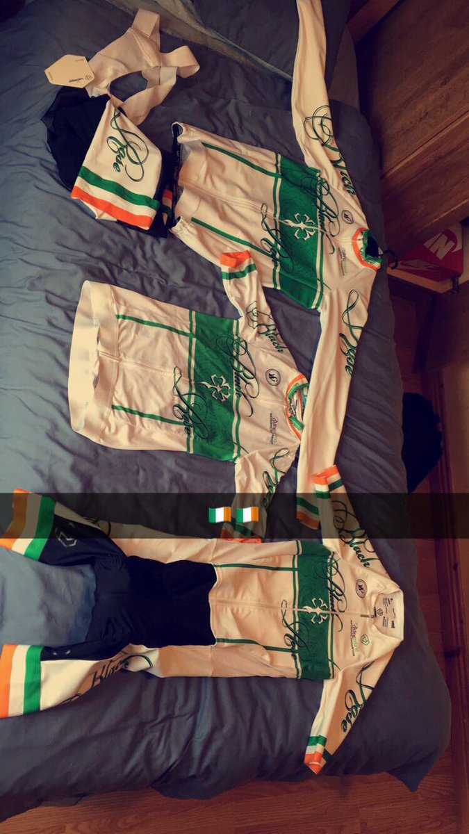 Shanehiggins15's tweet photo. Big thanks to @luccasports   @VergeSport  for the new kit. Let's hope weather to wear it in comes soon! 🇮🇪 https://t.co/ACCb6R3R1h