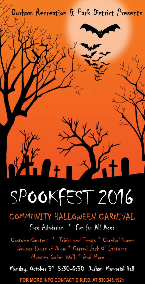 Getting ready for the 15th Annual Spookfest Halloween Carnival.