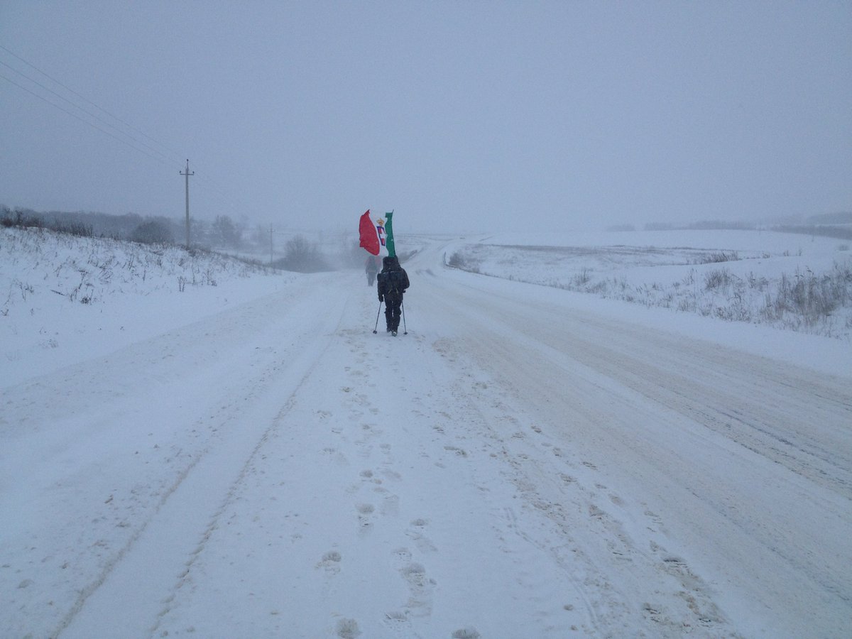 In una sola immagine tutto il fascino dei nostri trekking invernali in Russia #sulleormedellastoria #trekking