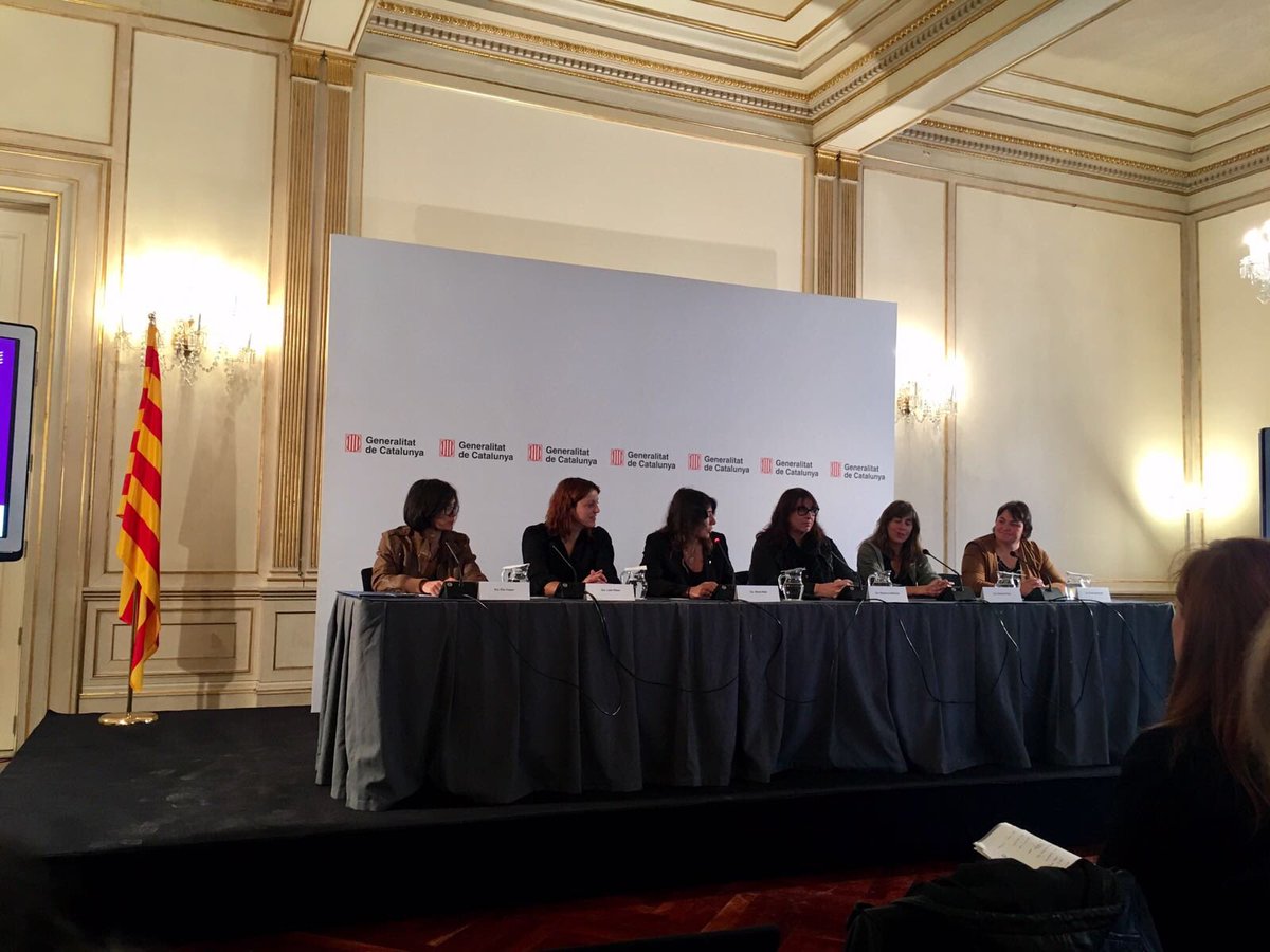 Acte del "Dia Internacional de la #DonaRural 2016" amb 4 emprenedores #Leadercat. #PDRcat2020 #dones <a href="/icdones/">Institut Català de les Dones</a>