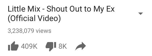 mixermanagement's tweet photo. Over 3.2M views and over 400k thumbs up in 22 hours 🔥🎉 #ShoutOutToMyExVideo -Anna 💝 https://t.co/LUz6C2zvlU