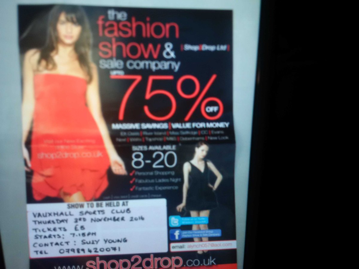 neilyoungster's tweet image. @VMFC_Events are holding an amazing discounted fashion event with up to 75% off High Street brands - book now folks!