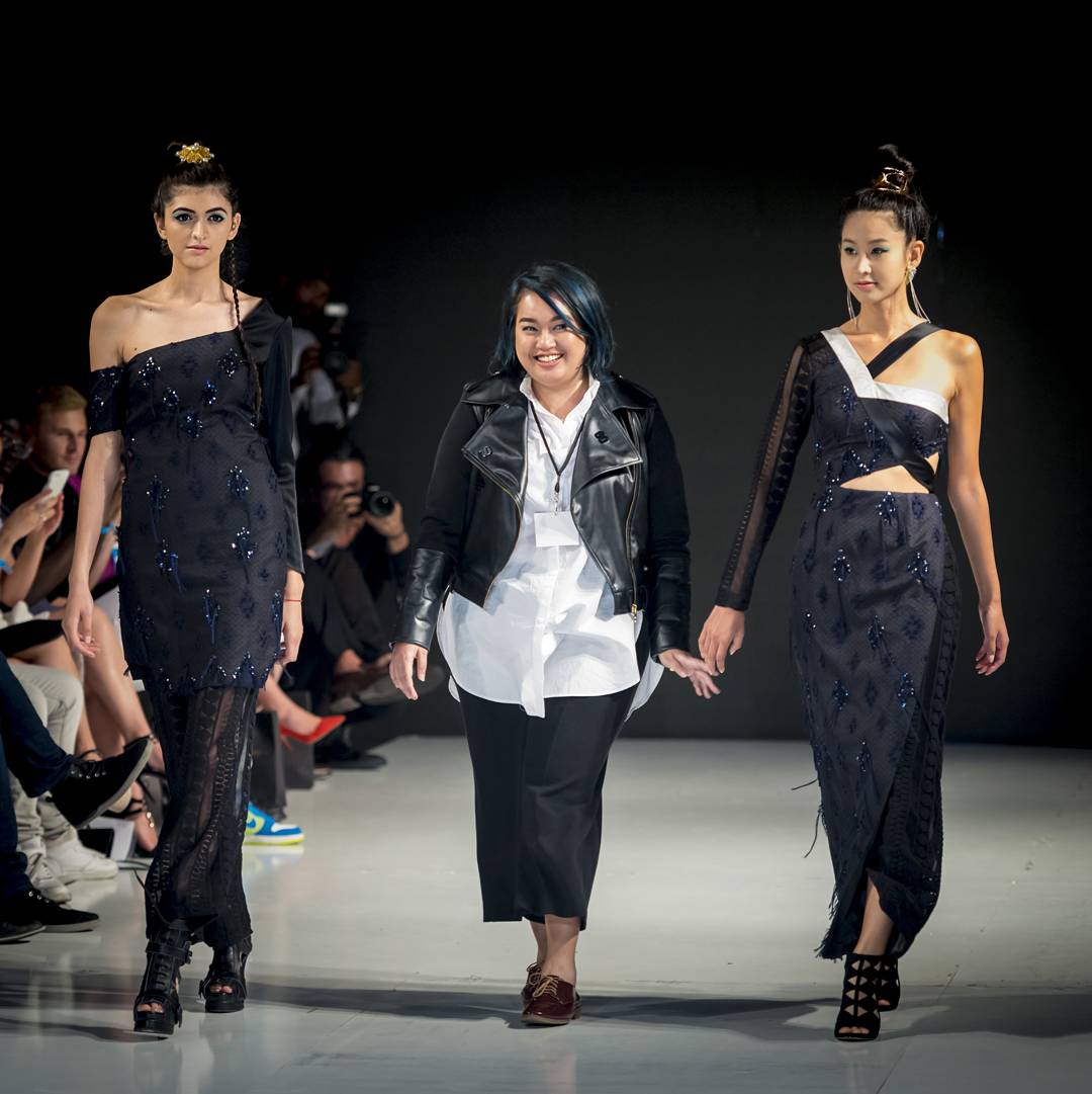 Congrats to <a href="/RindaSalmun/">rinda salmun</a> on her collection’s success! Everyone was obsessed with her creations. So wearable and fashionable 😍💖 #lafwss17
