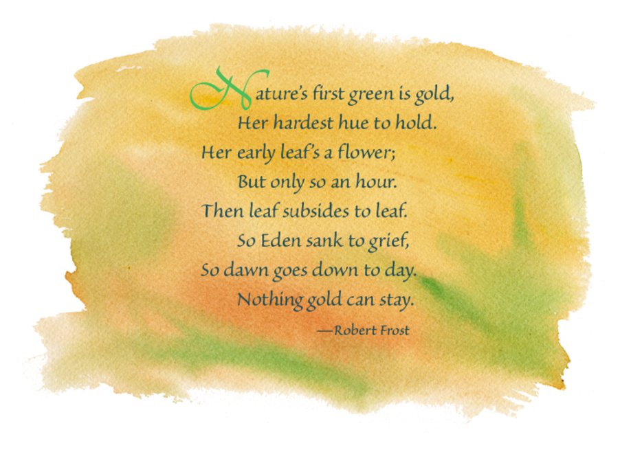 A perfectly crafted cocktail is pure poetry. Order our new drink First Green is Gold &amp; you'll get a live rendition of it's poetry namesake.