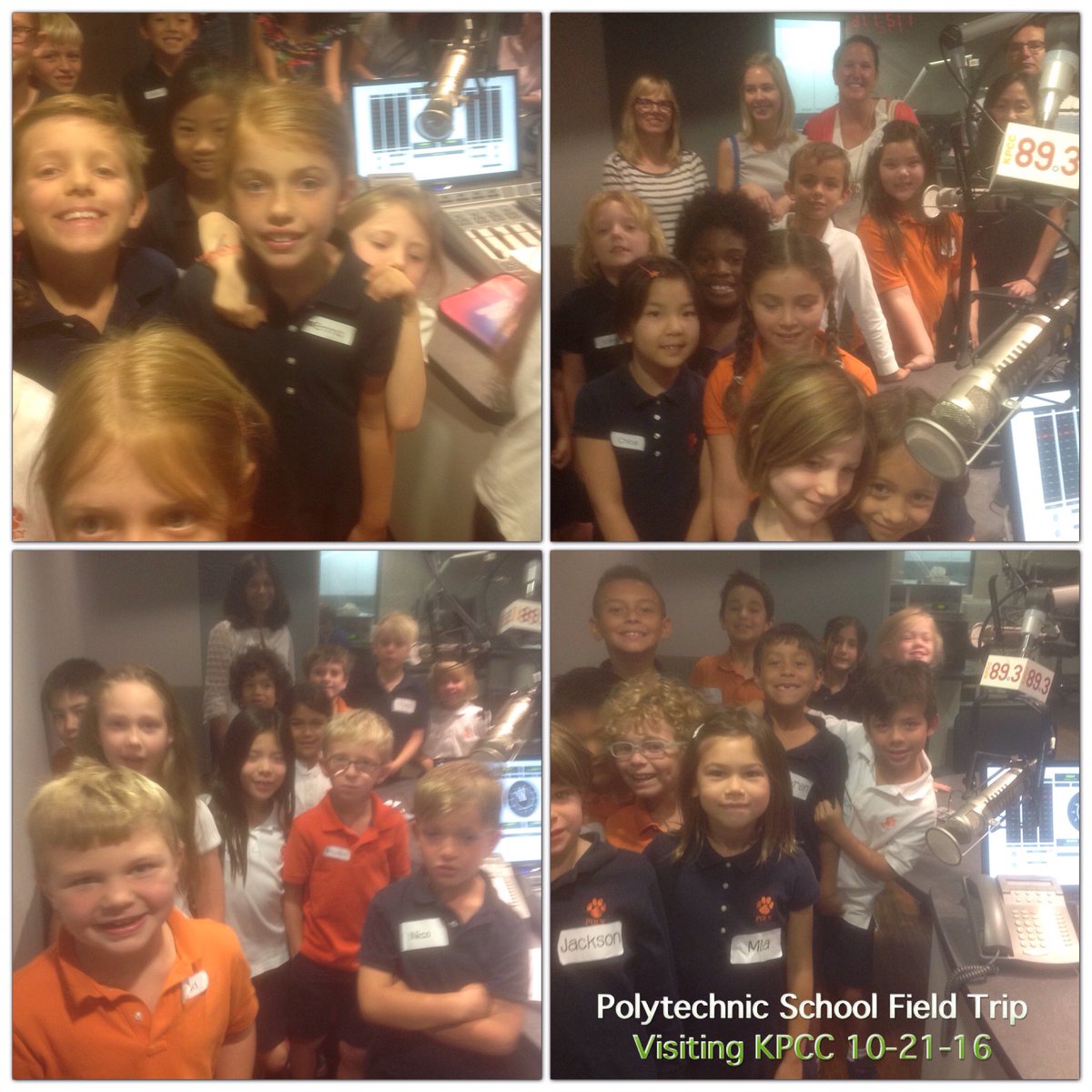 RitaVO's tweet image. Second graders visiting Studio G. #KPCClove #RitaVO #Polytechnicschool