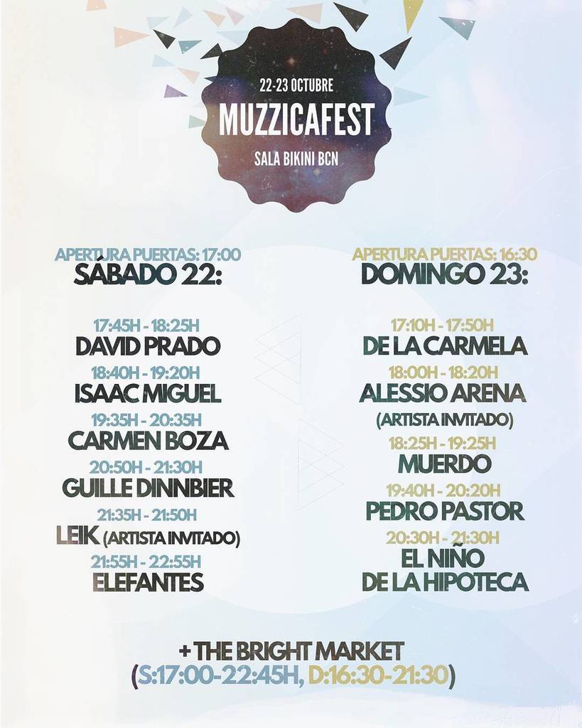 Laiaossorio's tweet photo. Cartel del #Muzzicafest todos los grupos y horarios, empieza la cuenta atrás,...😆 Te esper… https://t.co/kieDcADFTd https://t.co/w1xakwsPNm