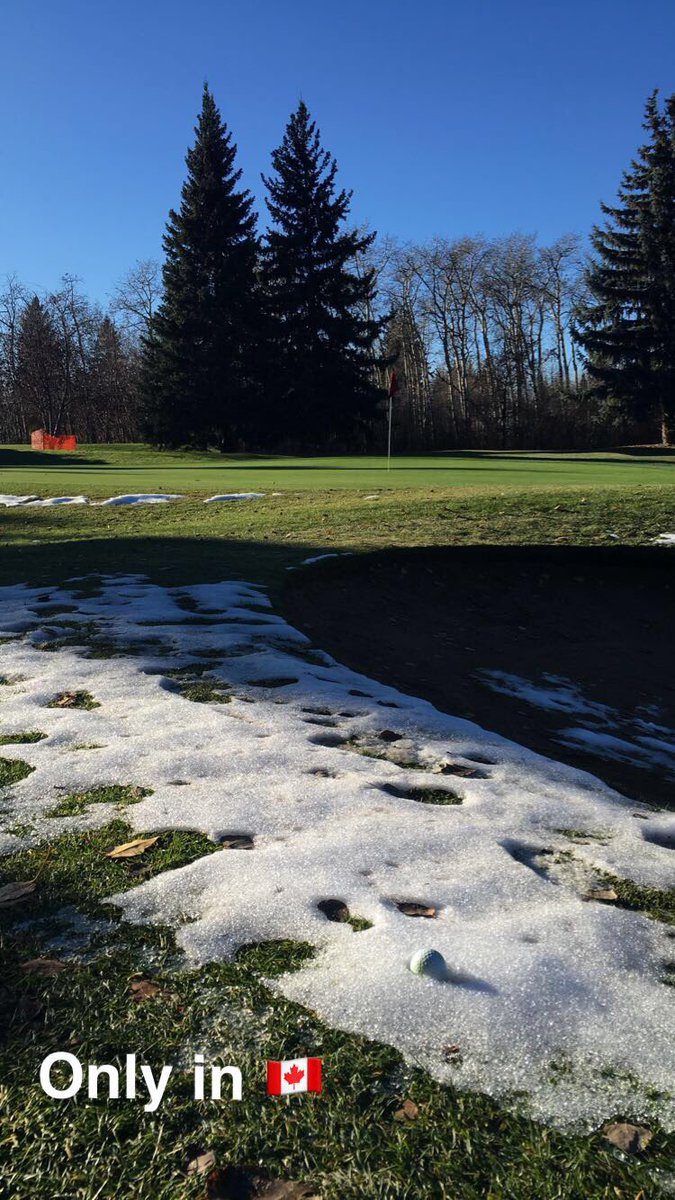 DerrickUshko's tweet photo. Just made my first snow birdie at the @EdmCountryClub 6th!! https://t.co/yxvchdmbvf