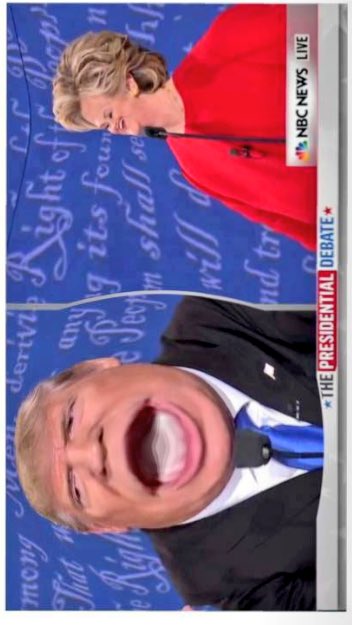 blurple_dalaney's tweet photo. Hilary:breathes 
Trump:WROOOOOOONG
#everydebate https://t.co/QUodCjSSjd