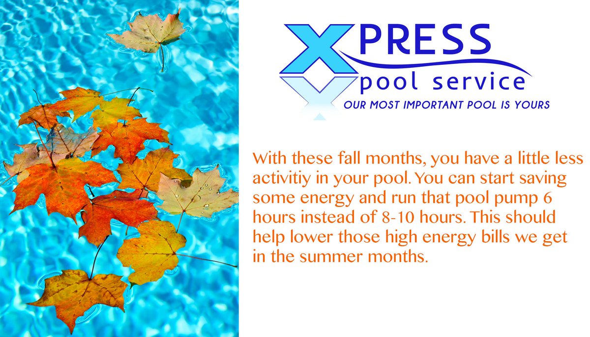 xpress_pool's tweet photo. #Fall #Autumn #SaveEnergy #Pool https://t.co/VwdUewkbpk