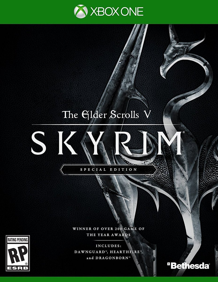 robeytech's tweet photo. Next game for #12weeksofChristmas is Skyrim Special Edition for Xbox One.  RT and Follow for a chance to win the game! Drawing on 10/28 https://t.co/zJ0jEiiHUa