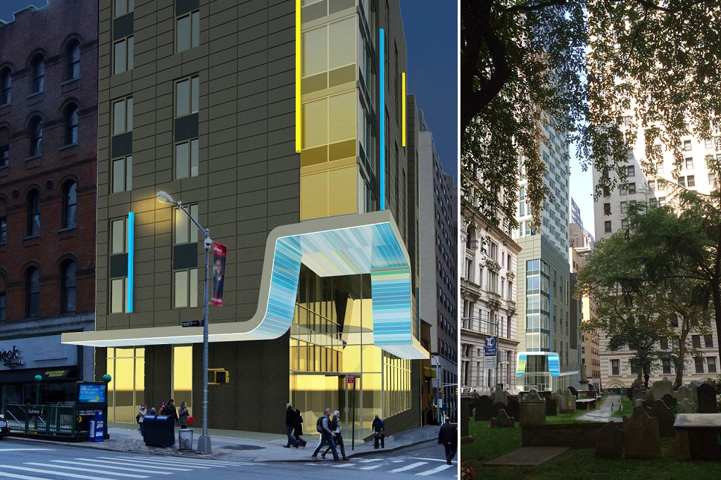 ElevatorWorld's tweet photo. FIT Investment Corp. plans to build a 28-story Aloft Hotel at 50 Trinity Place in NYC. https://t.co/5mI1v078MD @newyorkyimby #PeterPoon #NYC https://t.co/dnGZgN7xGD