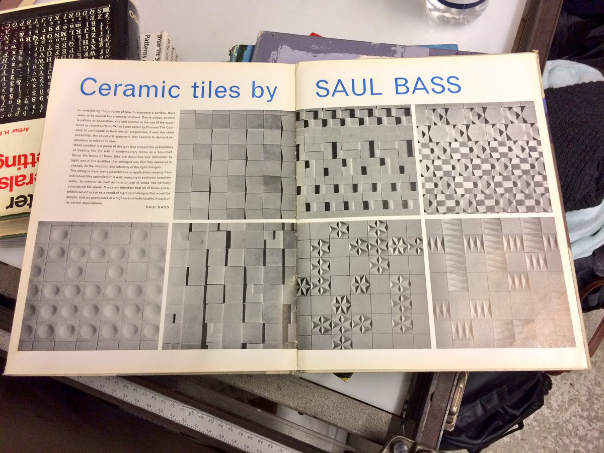 BrutalHouse's tweet photo. @tilesandtype Saul Bass Ceramic Tiles — via @Theo_Inglis https://t.co/7PdoBnqGqk