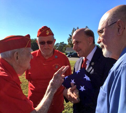 replouiegohmert's tweet photo. What a great afternoon at Tyler's VA primary care clinic! Presented them with a U.S. Flag flown over the United States Capitol. #TX01 https://t.co/6foHCSY94i