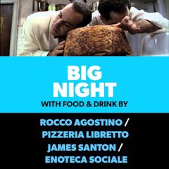 ICFFCanada's tweet photo. We're co-presenting "Big Night" @EatableFilms! https://t.co/DOrOq8CGTC #eatable2016 @PizzaLibretto @enotecasociale https://t.co/XTSDM4qmfV