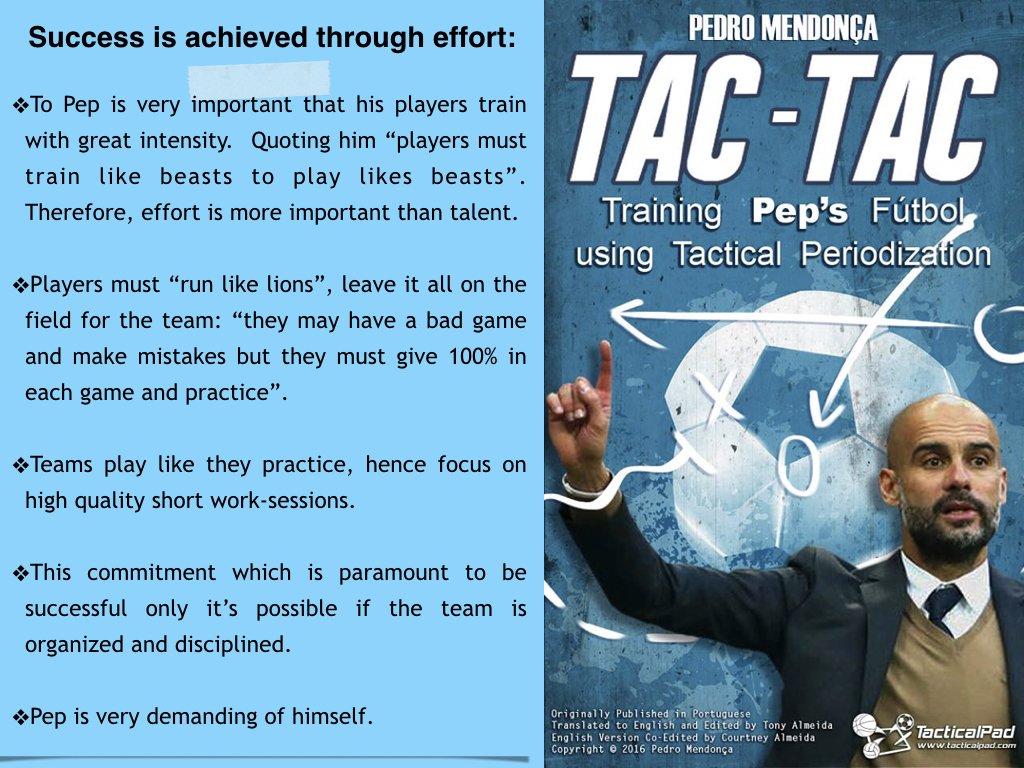 TacTacPep's tweet photo. The best coach only can promise the best football... @GuardiolaTweets https://t.co/8V2pwkCtr5