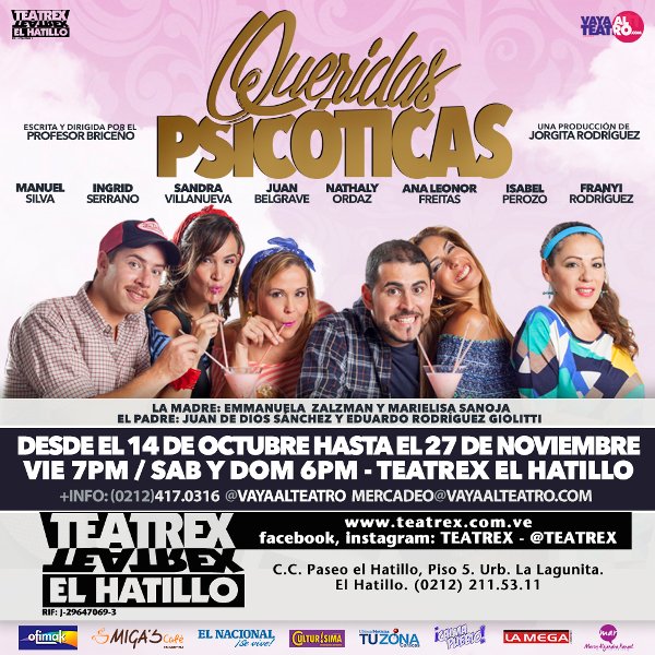 profesorbriceno's tweet photo. ¿Pendiente de llevar a tu cita a un espectáculo donde los dos tengan la razón? #QueridasPsicóticas https://t.co/bMMY88agYq