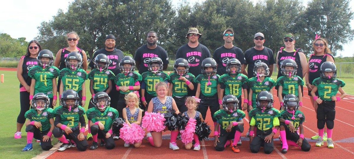 Melbourne Ducks #PopWarnerPink