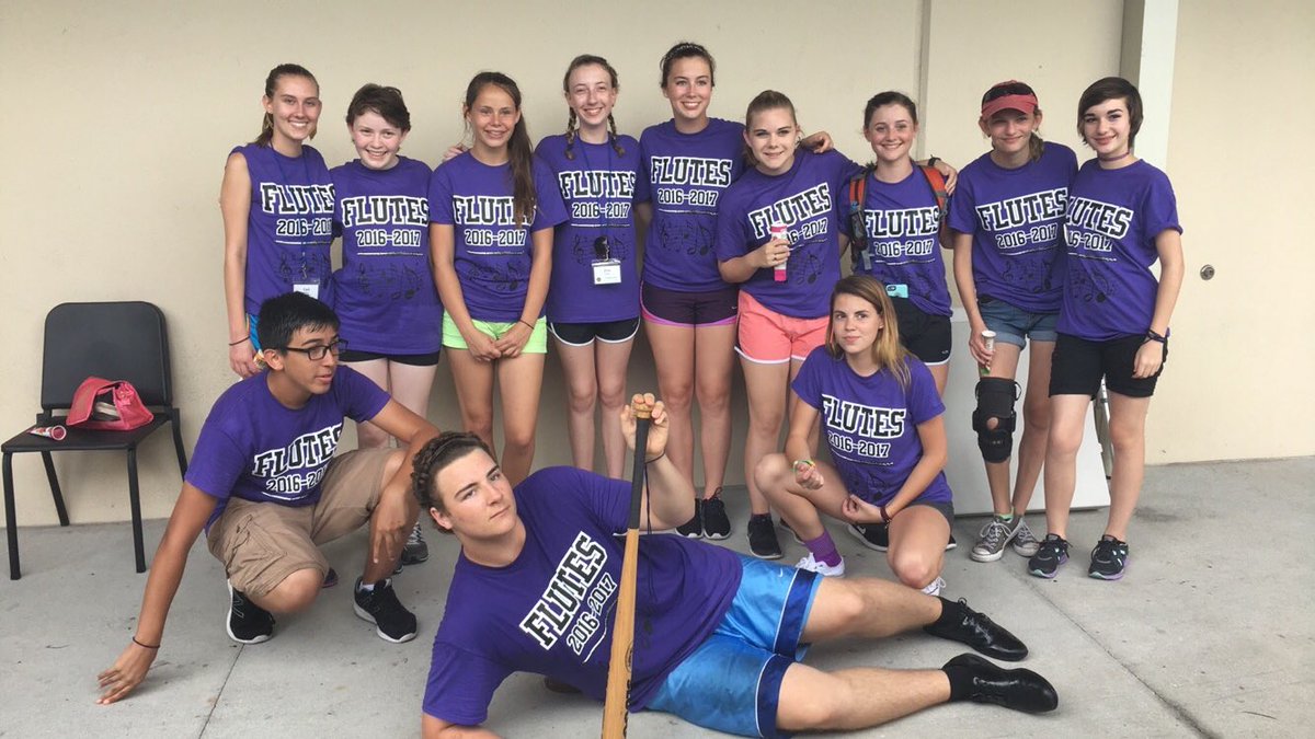 Congratulations to the flutes winning the spirt stick this week!! 💜🎶💜