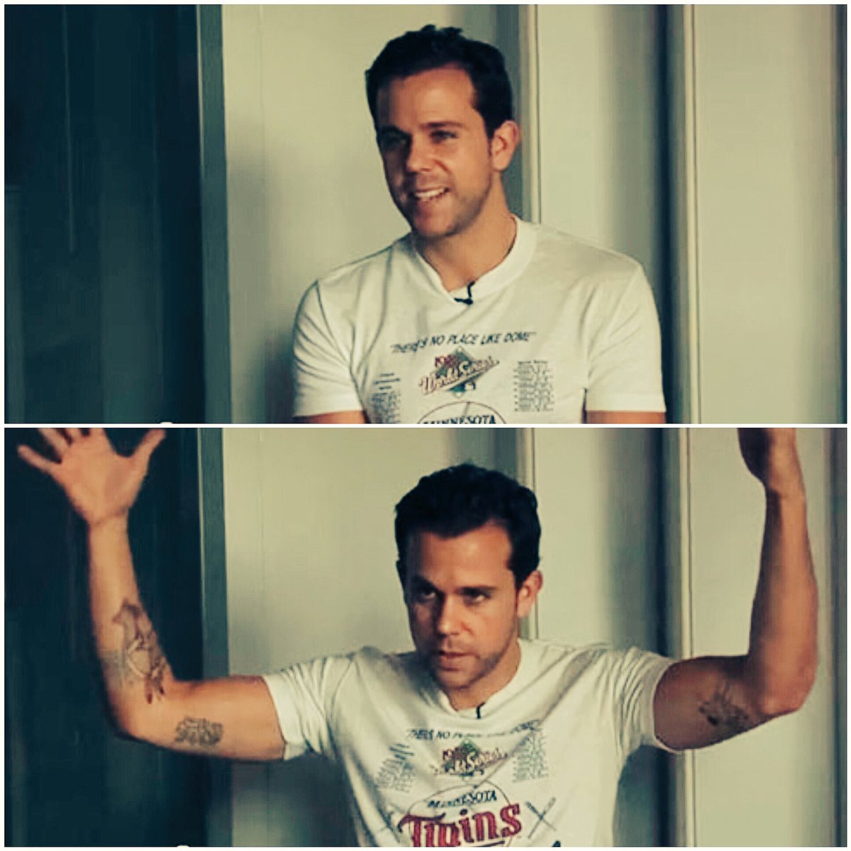 kjohnq's tweet photo. Lets celebrate tonight w @M83 in a @Twins tshirt @SkywayTheatre #minnesota https://t.co/mZvfYnqdgC