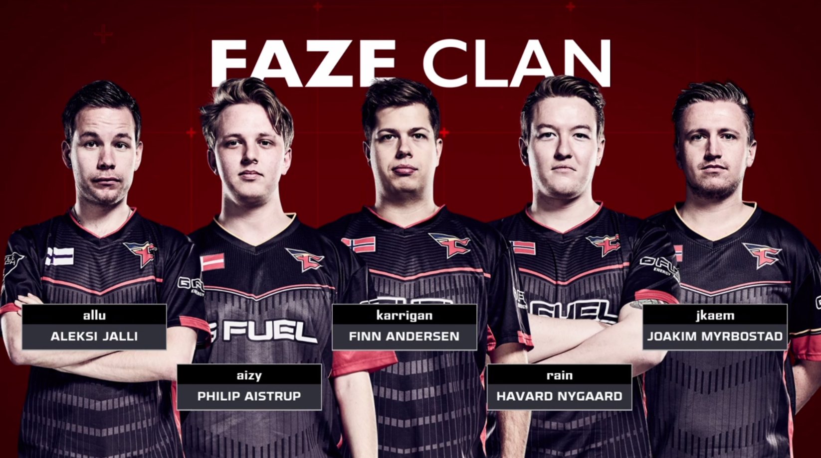 Команда faze clan