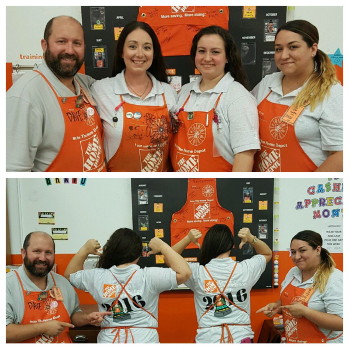 Homedepot2605's tweet photo. Supporting our head cashiers @Jill_AlvesXo @Meaganet04 tonight!   @rwlesieur  @corelli189 @ctk012 https://t.co/ZBSyymR1aG