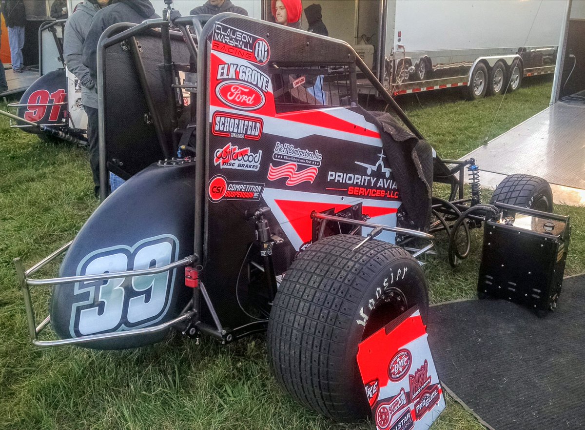 Flying in straight from Talladega, Ricky Stenhouse, Jr. wheels the  Clauson/Marshall Racing #39 in tonight's "Jason Leffler Memorial!"