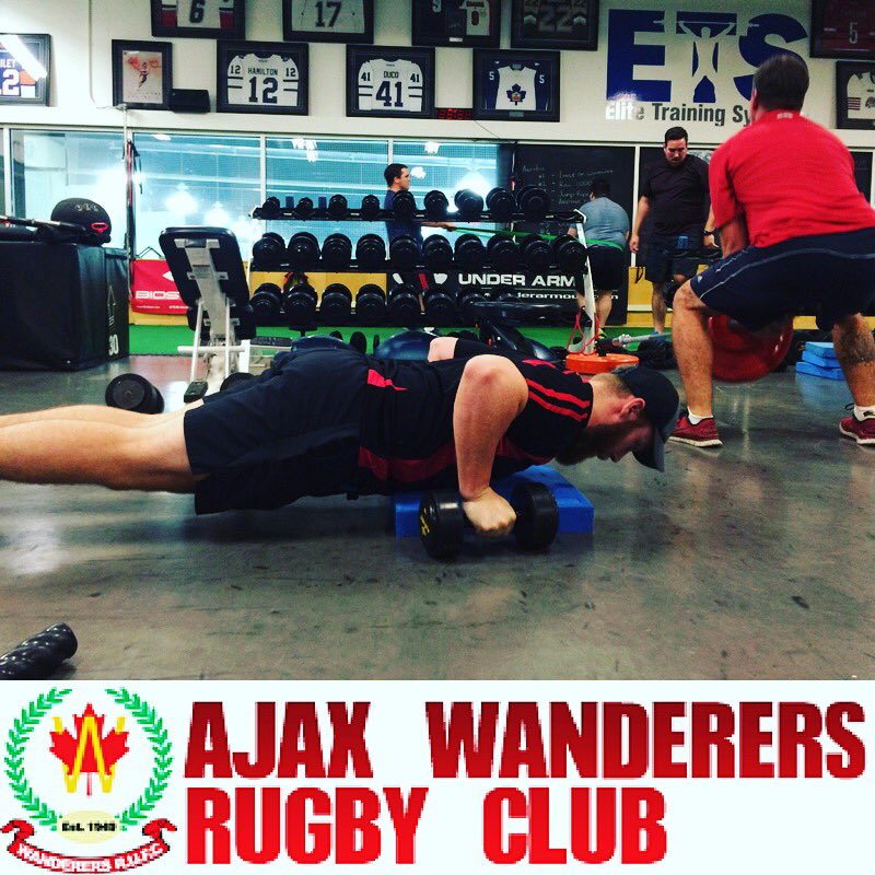 TeamETS's tweet photo. @ajax_wanderers in Off Season get underway with #Rugby #HighPerformanceTraining w/ Teammate &amp; #TeamETS Coach @Harry15_sean #BUILDINGHAMMERS https://t.co/kR0zxjyhYu