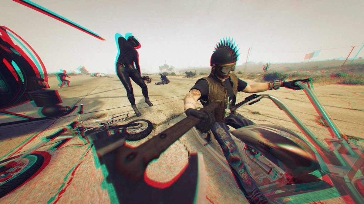 TheRealAlienTwo's tweet photo. Me showing @PeppersGhostMK what a hatchet job REALLY looks like. #paletostrong #PBMO #weeklybbq #GTAOnline https://t.co/412xZvDXaQ
