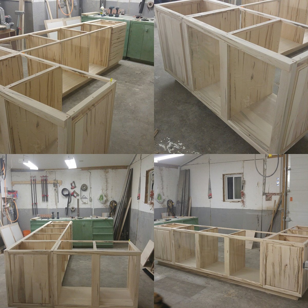TCWD1's tweet photo. Cabinets for the  "L" shaped block.  Total lenth 16' https://t.co/hx2rZCe28l