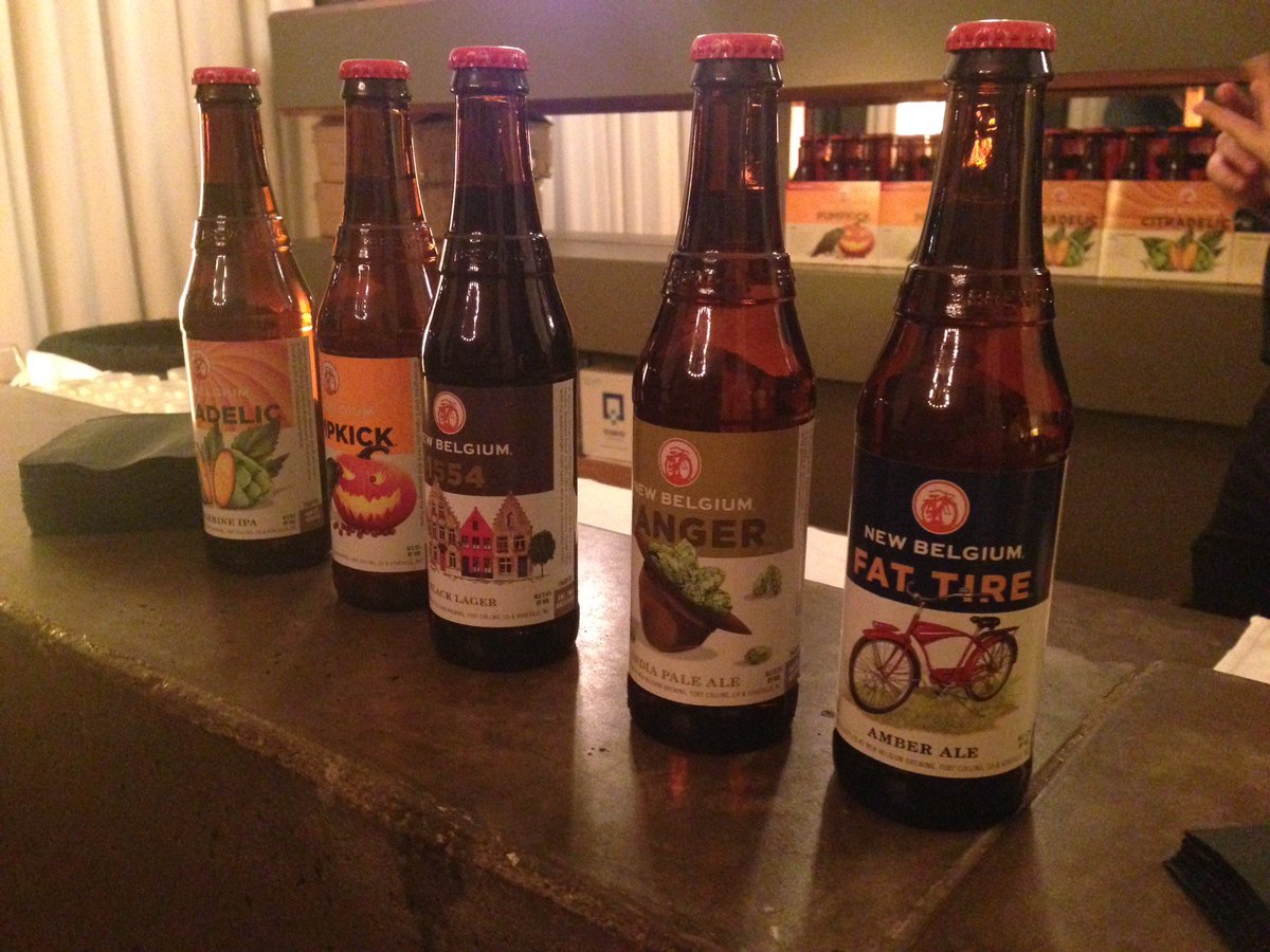 Nothing better than a good beer after an 80-mile ride ... or the night before #celebritychefdinner <a href="/newbelgium/">New Belgium Brewing</a>