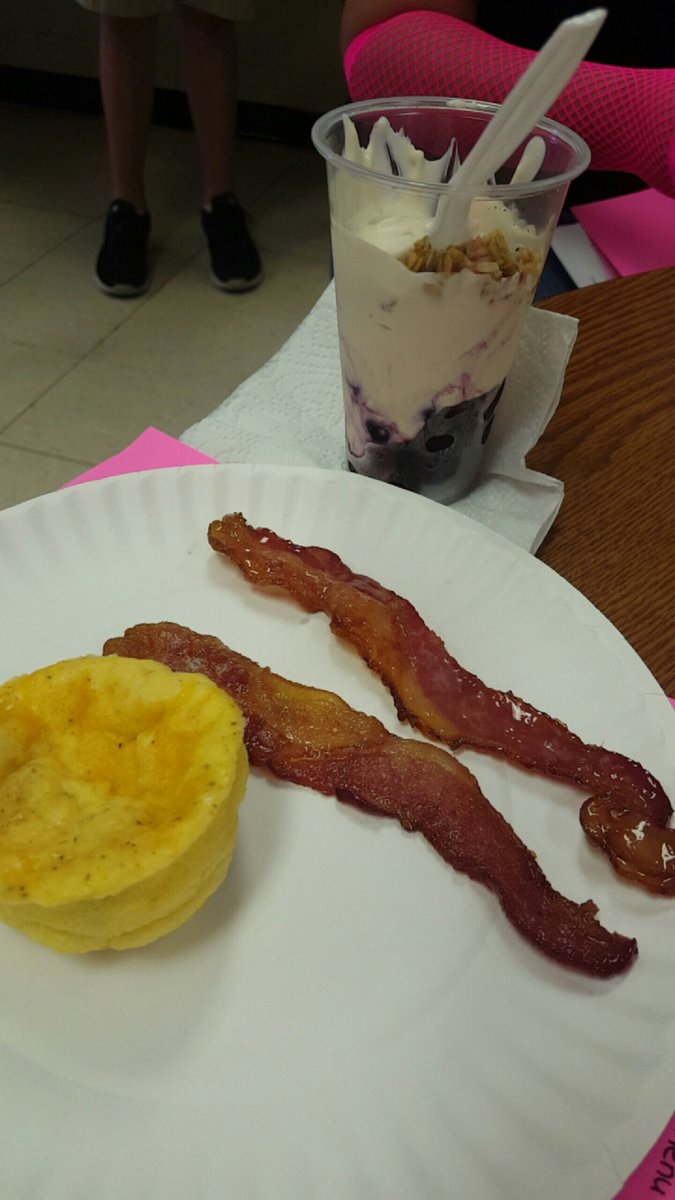 MyrtleGroveMS's tweet photo. Our home economics class did such an amazing job preparing and serving staff parfaits, egg biscuits, and bacon. It was delicious! #GDATG https://t.co/eF7gjohcEM