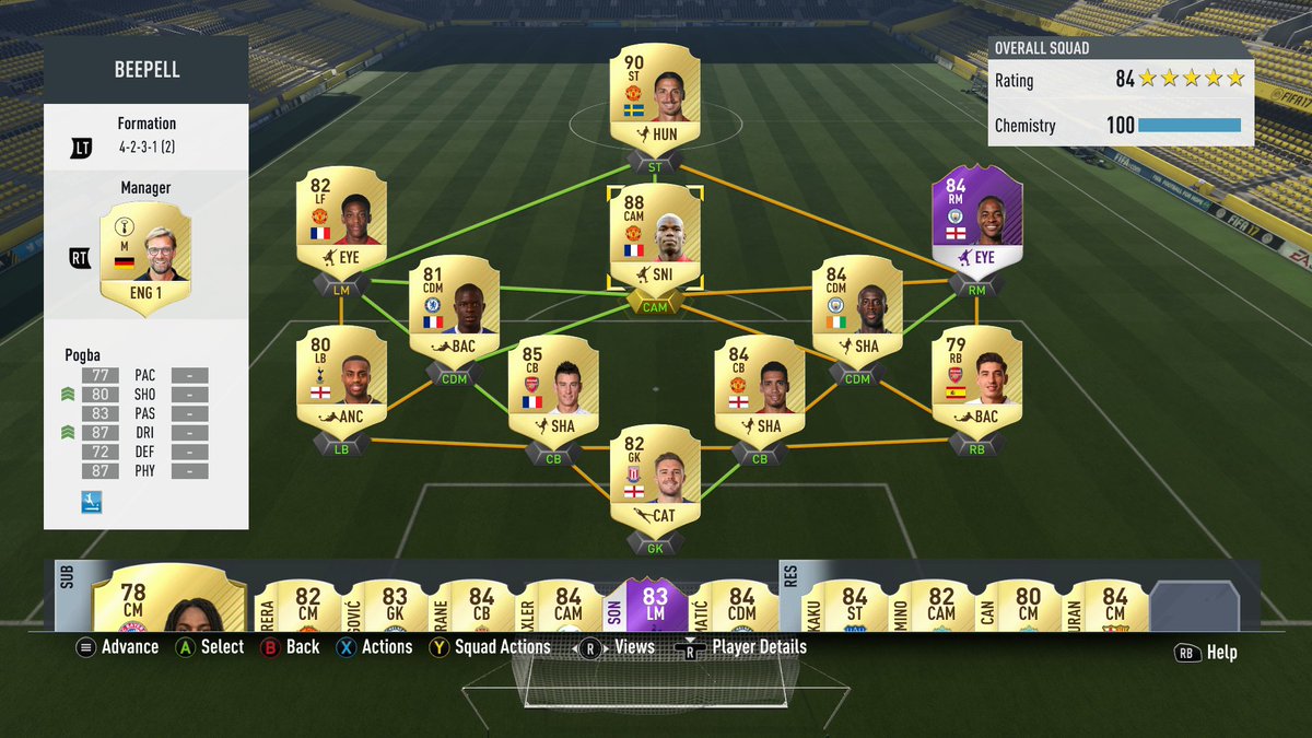 codexavellum's tweet photo. #FUTWeekend Squad https://t.co/WoxfnzVJR3