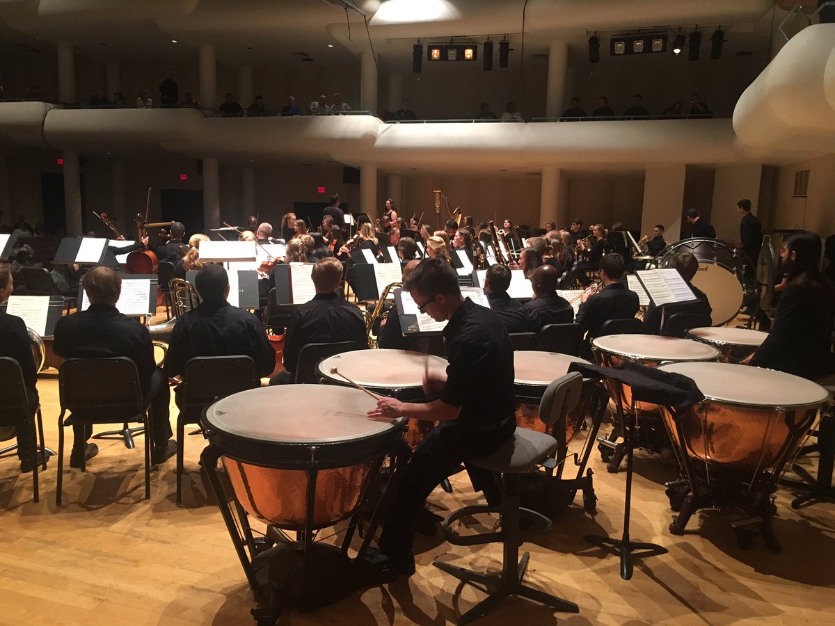 ScrollTide's tweet photo. @ScrollTide and the members of the Huxford Symphony on stage for this year's spectrum concert @UASchoolofMusic #orchestra  #todayatua https://t.co/3Xt1rintkL