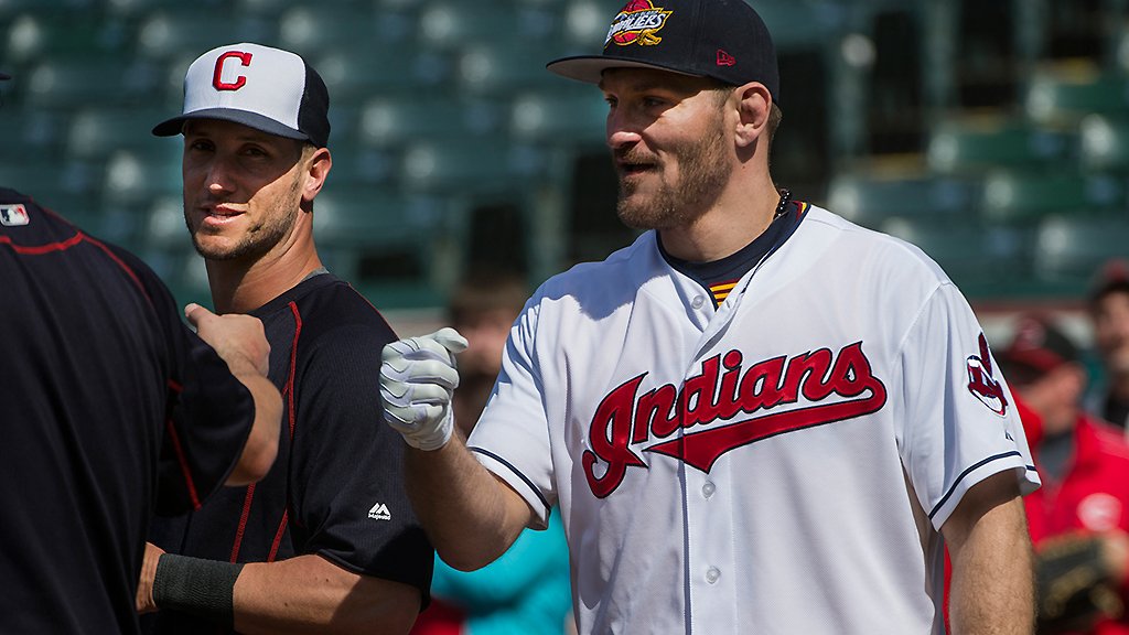 MLB's tweet photo. .@stipemiocicufc started Cleveland’s championship run. He wants to see his @Indians continue it. https://t.co/em1HygizvW https://t.co/BUNVfNEsvJ