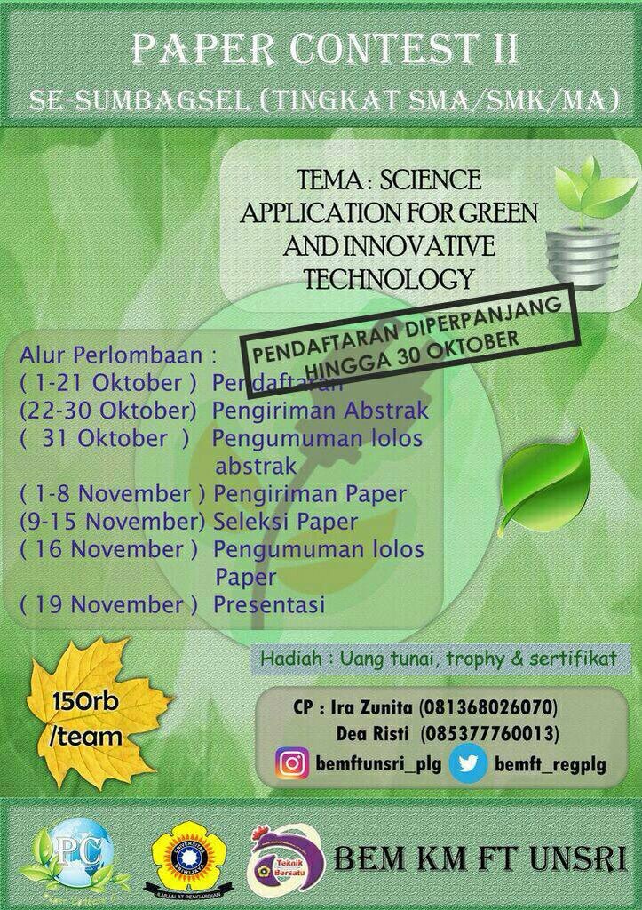 BEM FT UNSRI PLG tweet media