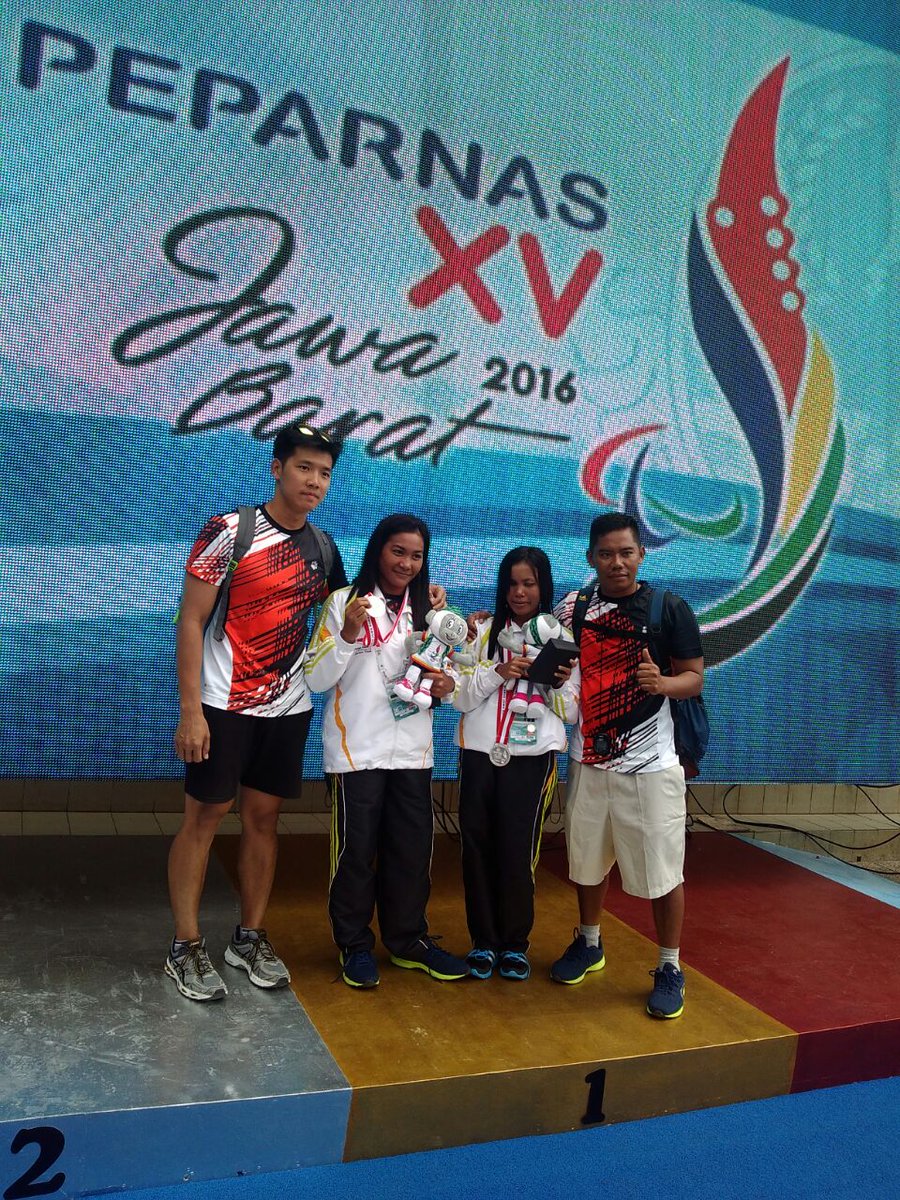 WahooSwimClub's tweet photo. Congratulations to North Sumatera Para Swimmers at @ponpeparnas2016 . Total medal: 2 Gold 4 Silver 1 Bronze. Long Term Athlete Development. https://t.co/rFAVfqCtBX