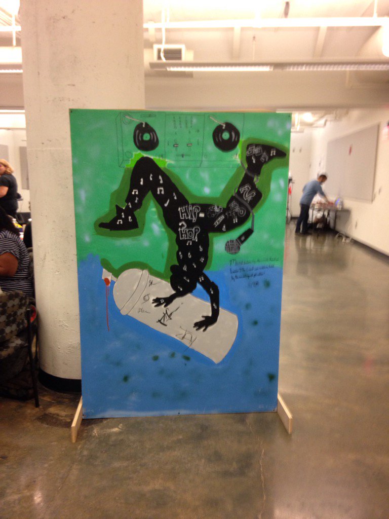 YsabelAZ's tweet image. Self expression at #hiphopcoding